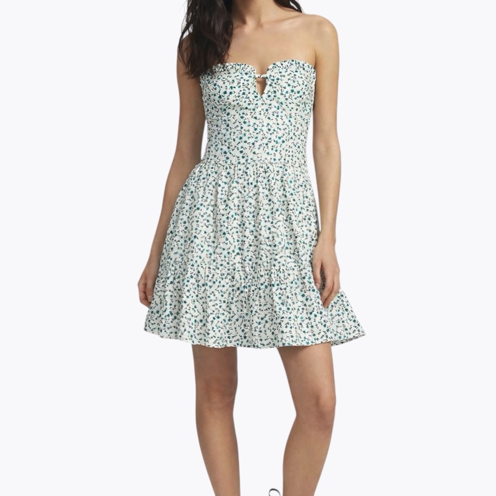 Anthropologie Forever That Girl Strapless Mini Dress Size S Romantic Spring